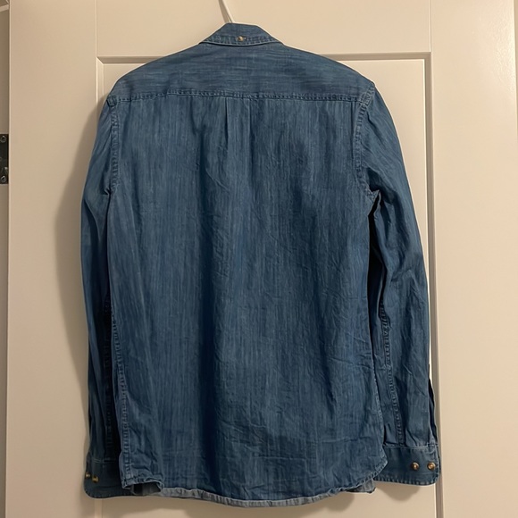 Mens denim button up - Picture 3 of 7